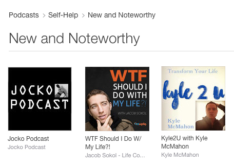 Apple iTunes names Kyle2U New and Noteworthy. Kyle McMahon's show debuted this month.