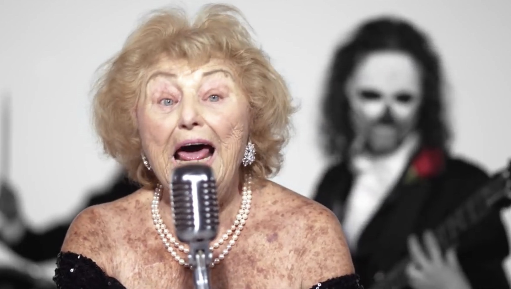 Inge Ginsberg is a 97 year old holocaust survivor and is now know as the Death Metal Grandma.